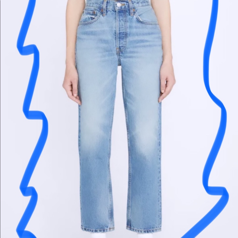 RE/DONE 70S STOVE PIPE JEANS